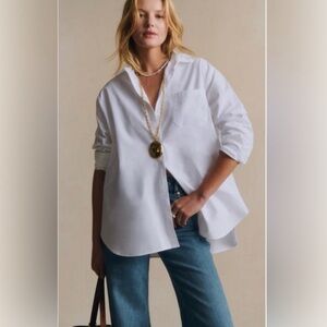 Sezane Max White Shirt.